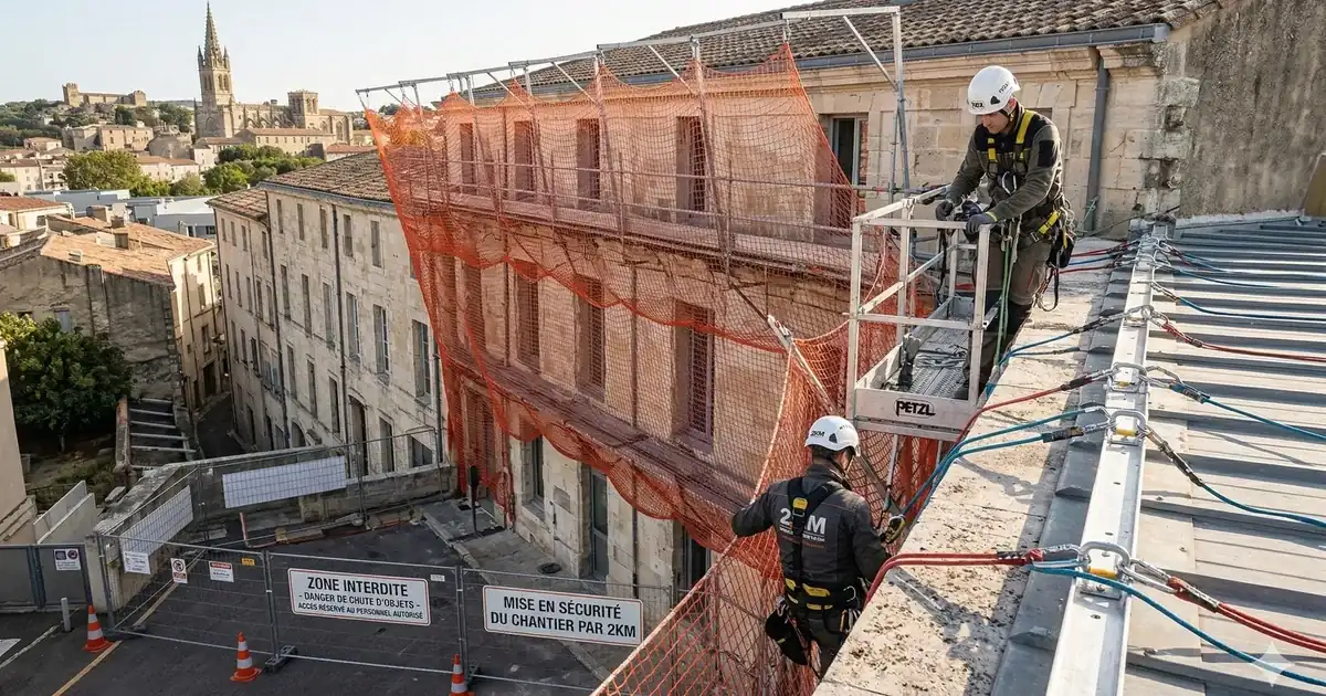 Mise en Securite de Chantier en Hauteur