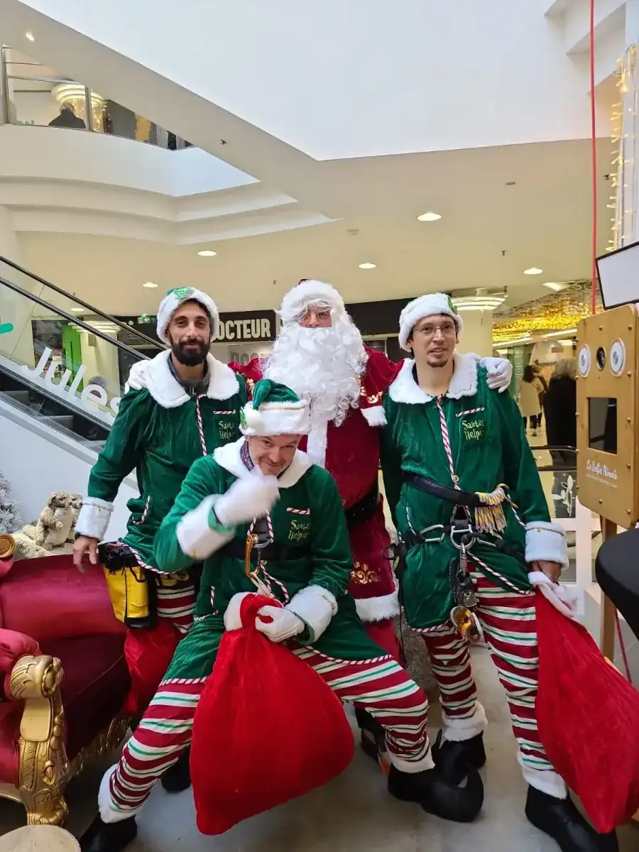 Équipe 2KM prête pour animation événementielle