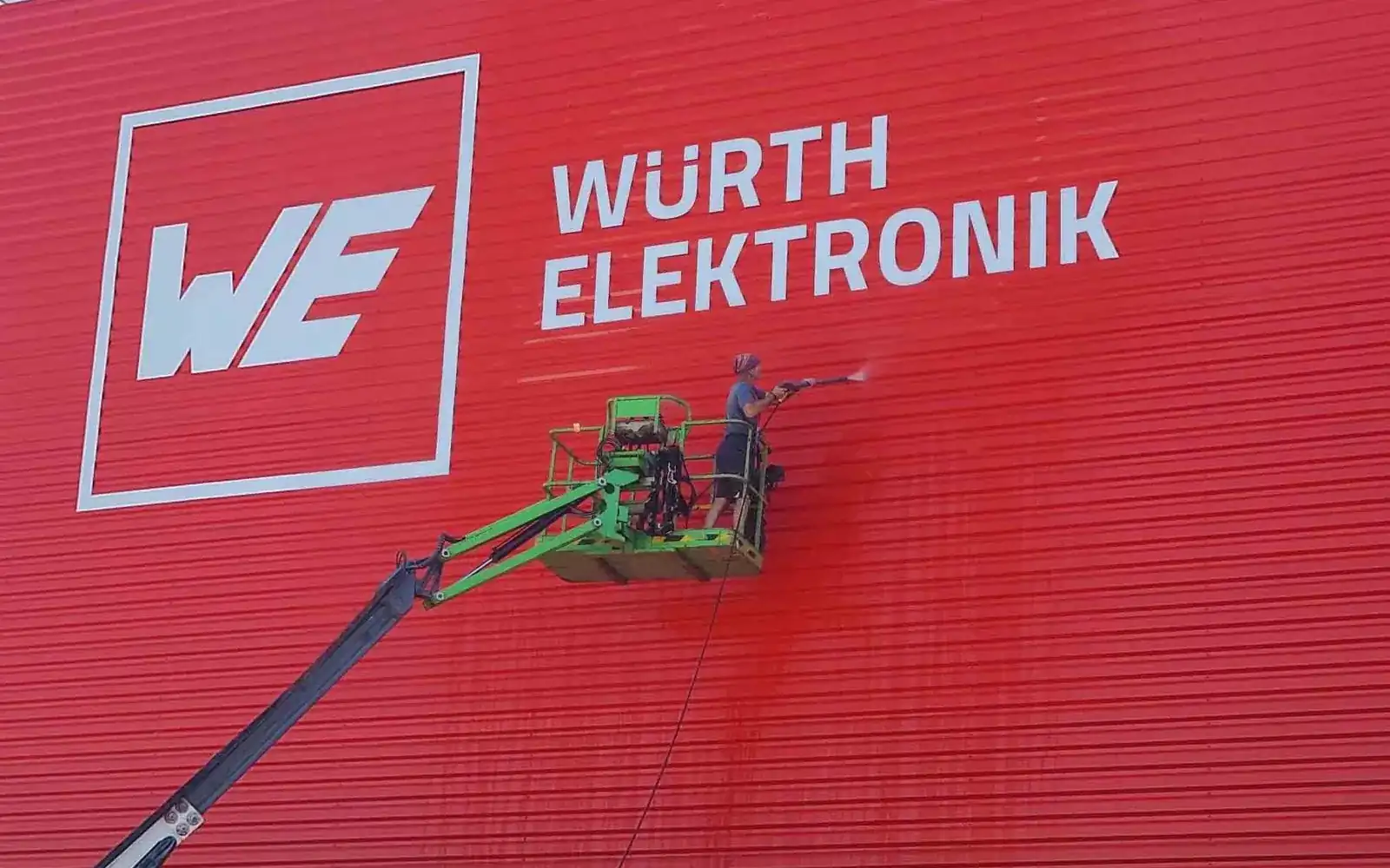 Nettoyage haute pression en hauteur